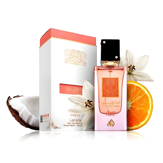 Lattafa Ana Abiyedh Coral EDP 60ml - ambalaj deteriorat
