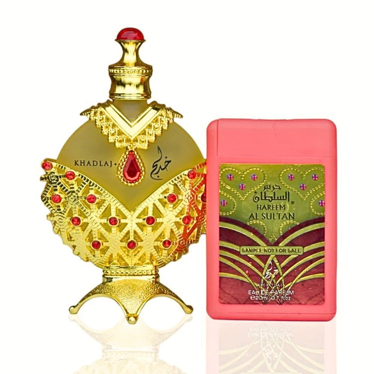 Khadlaj Hareem al Sultan Gold ulei de parfum concentrat 35ml + EDP 20ml